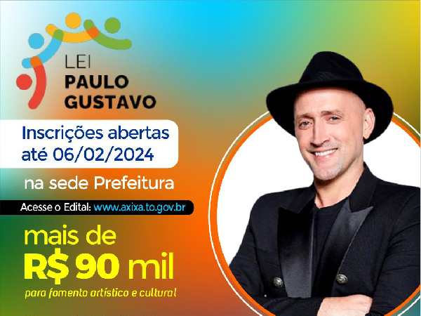 FOMENTO LEI PAULO GUSTAVO